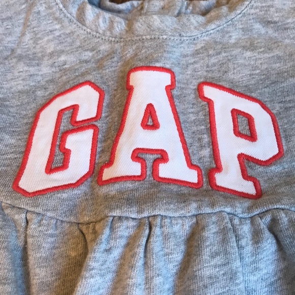 Baby Gap Peplum Sweatshirt And Leggings Set 18-24 - Picture 2 of 7